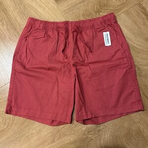 Old Navy Men's Brick Red Flat Front Shorts